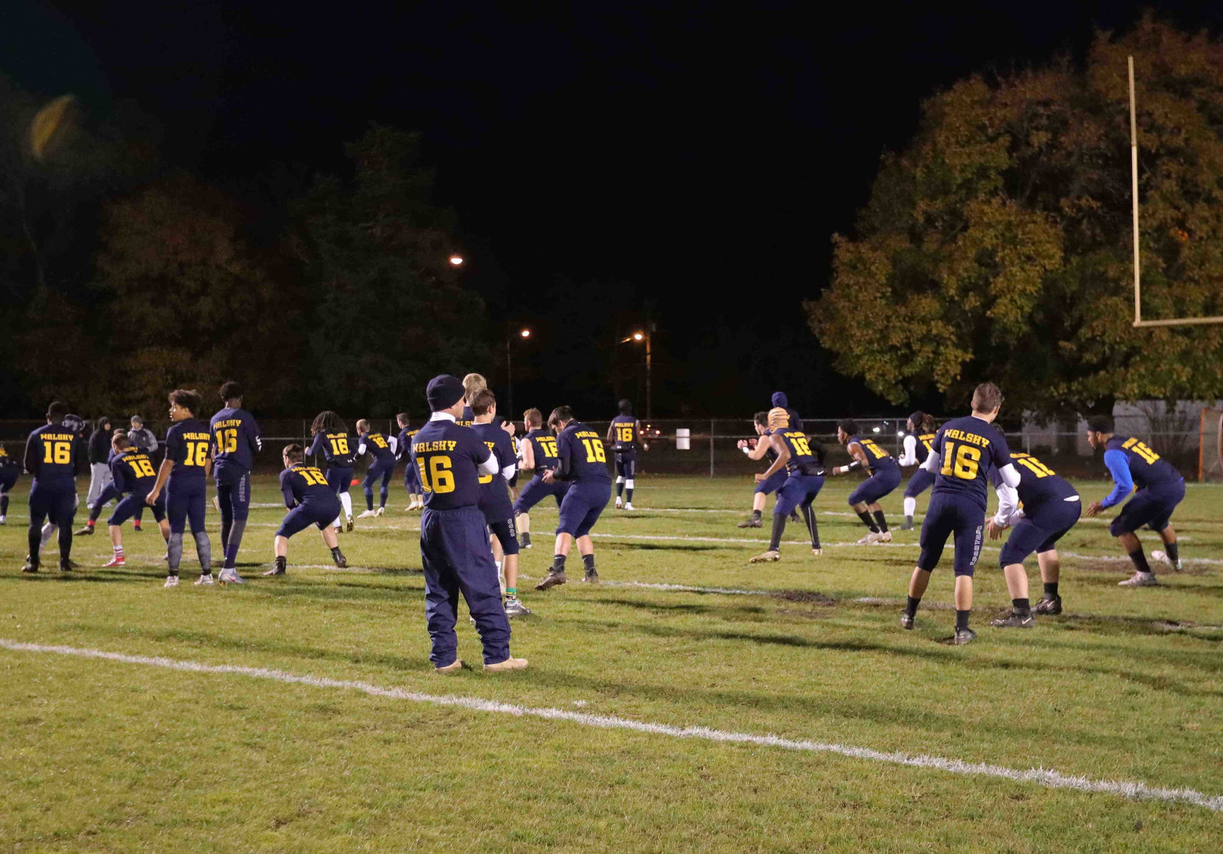 Wearing #16 for Walsh